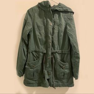 ASOS lightweight parka in green